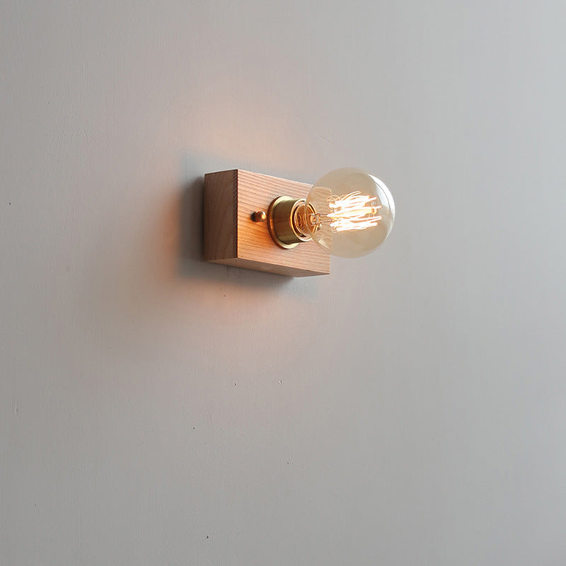 Nexa Wall Lamp Classic Modern Wood Simple Living Room Bedroom