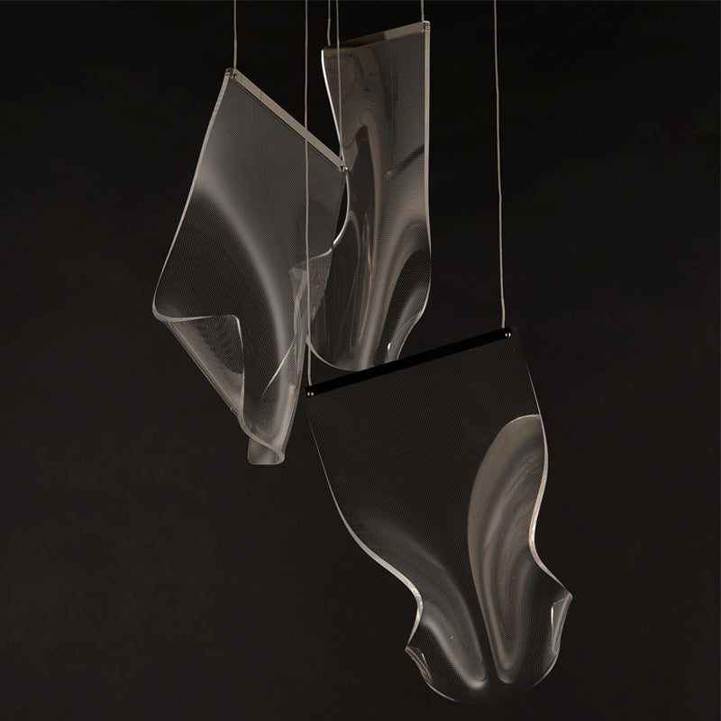 Aura Chandelier Luxury Modern Artist Disgner Acrylic Living Room