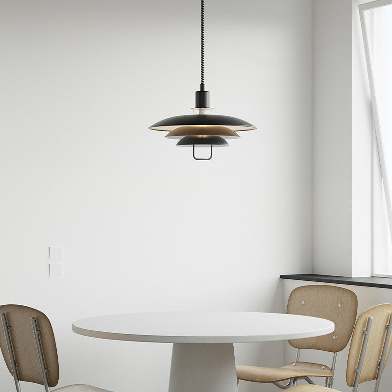 Zephyra Pendant Light Modern Lifting Telescopic Adjustment Metal Living Room