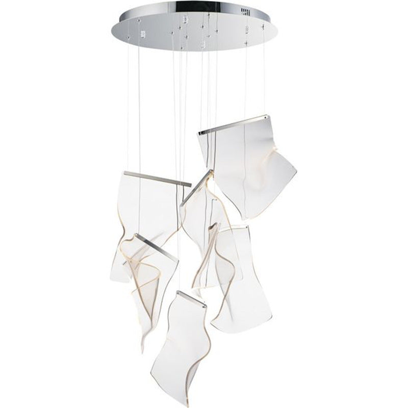 Aura Chandelier Luxury Modern Artist Disgner Acrylic Living Room