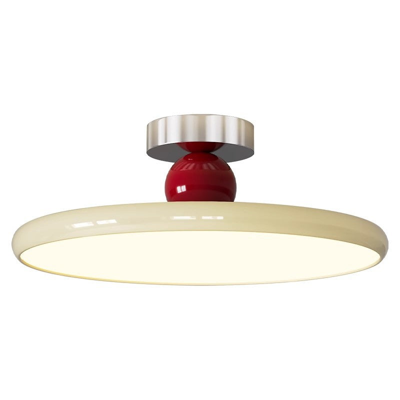 Yono Pendant Light Retro Cream Bauhaus Modern Metal Bedroom
