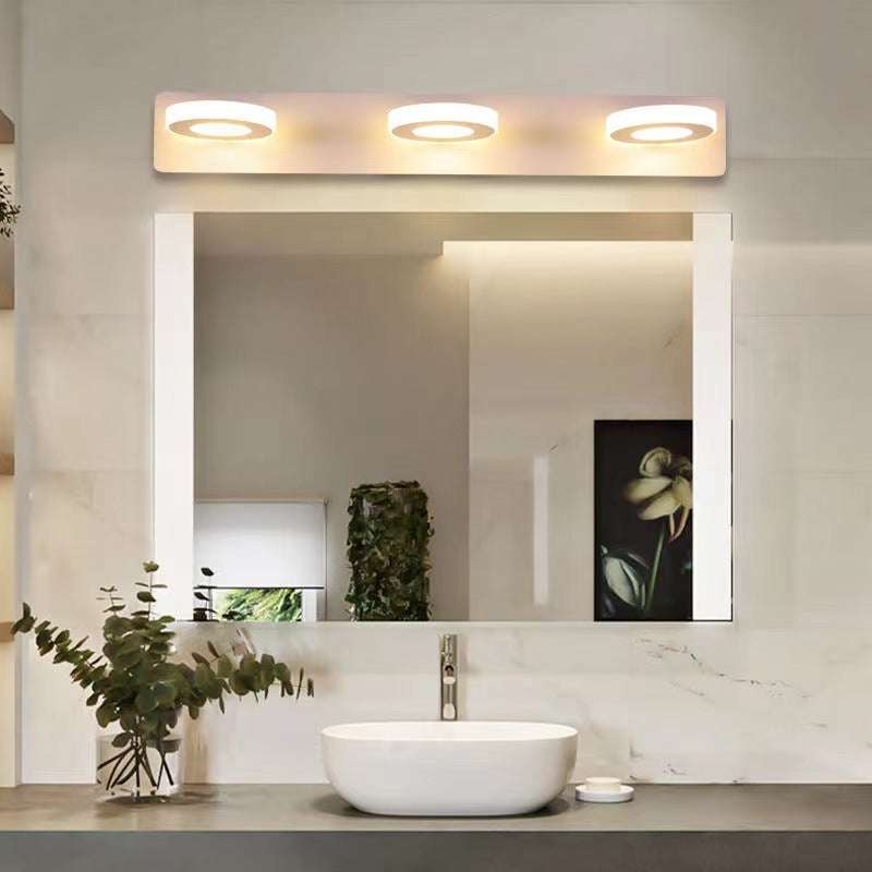 Elys Wall Lamp Modern 2 Shape Round Square Acrylic Bathroom
