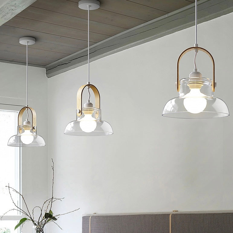 Nexa Pendant Light Vintage 3 Style Transparent Glass Living Room Bedroom