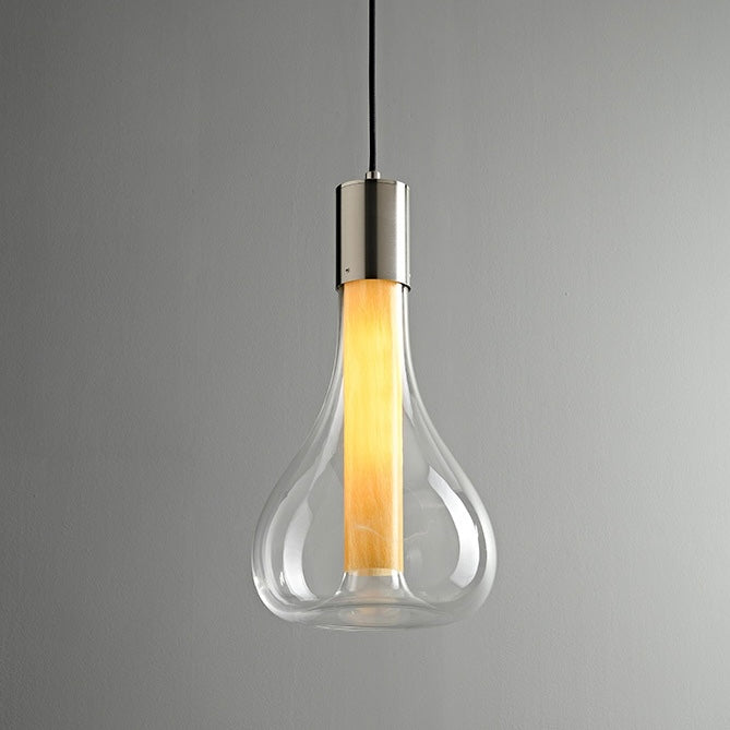 Halo Pendant Light Modern Designer Shade Metal Glass Living Room Bedroom