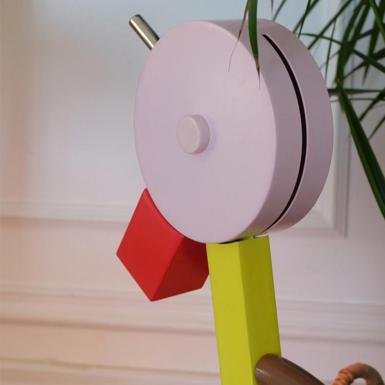 Yono Table Lamp Memphis Birdie Geometry Modern Metal Bedroom