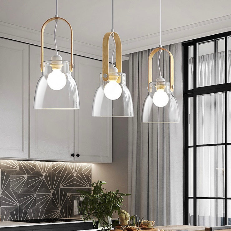 Nexa Pendant Light Vintage 3 Style Transparent Glass Living Room Bedroom