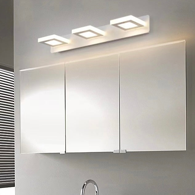 Elys Wall Lamp Modern 2 Shape Round Square Acrylic Bathroom