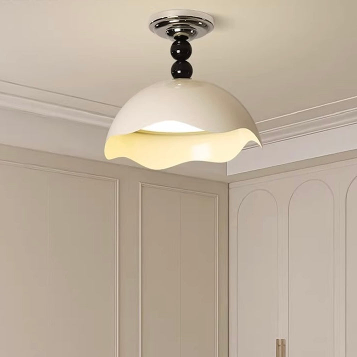 Yono Ceiling Light Eggshell Memphis Modern Cream Acrylic Bedroom
