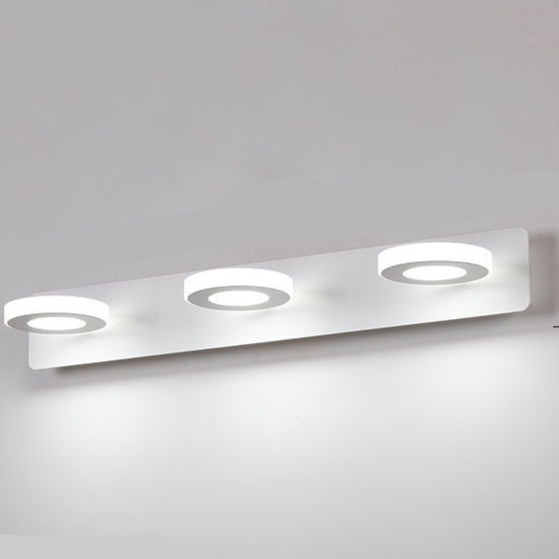 Elys Wall Lamp Modern 2 Shape Round Square Acrylic Bathroom
