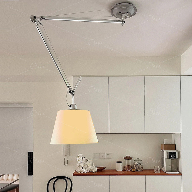 Elys Ceiling Light Rocking Arm Retro Mechanical Metal Bedroom Study