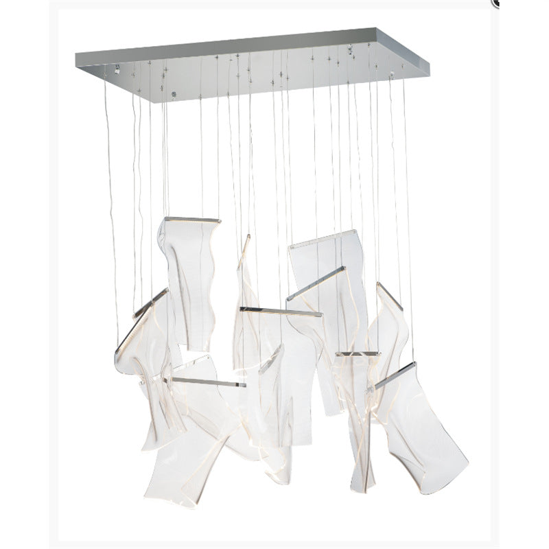Aura Chandelier Luxury Modern Artist Disgner Acrylic Living Room