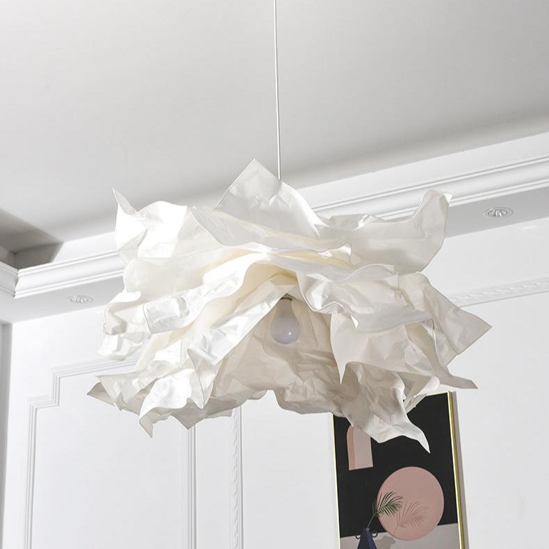 Yono Ceiling Light Flower Modern Design Cotton Metal Study