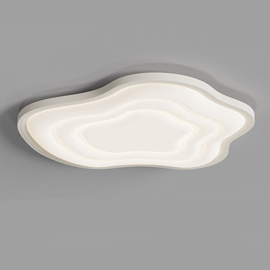Soleil Flush Mount Ceiling Light Modern Cloud Indoor Acrylic Living Room