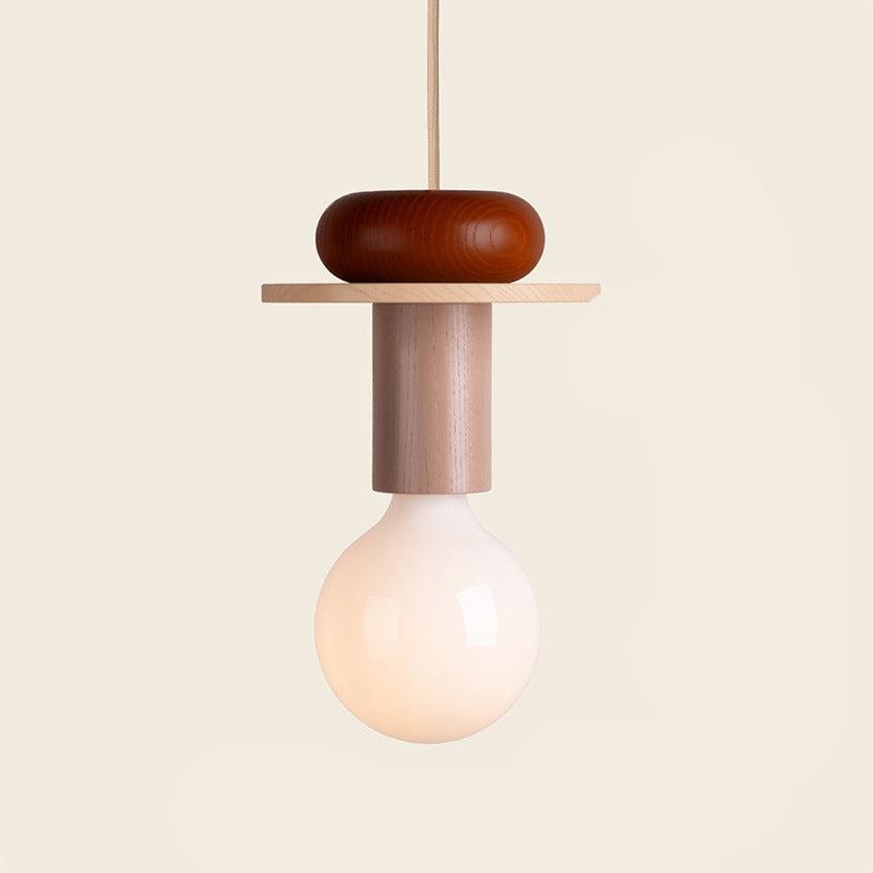 Yono Pendant Light Memphis Modern Geometric Wood Kid's Room