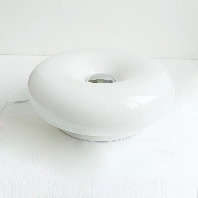 Halo Table Lamp Doughnut Modern Round Glass Living Room