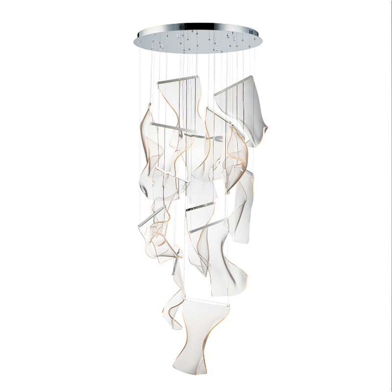 Aura Chandelier Luxury Modern Artist Disgner Acrylic Living Room