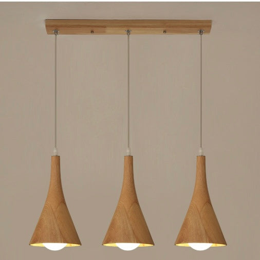 Mode Pendant Light Modern Wabi-Sabi Indoor Wood Living Room