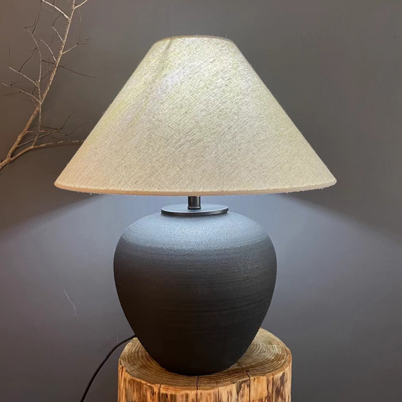 Zephyra Table Lamp Vintage Wabi-Sabi Indoor Ceramic Bedroom