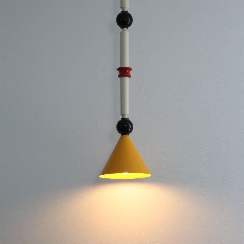 Yono Pendant Light Memphis Colourful Medieval Style Metal Bedroom