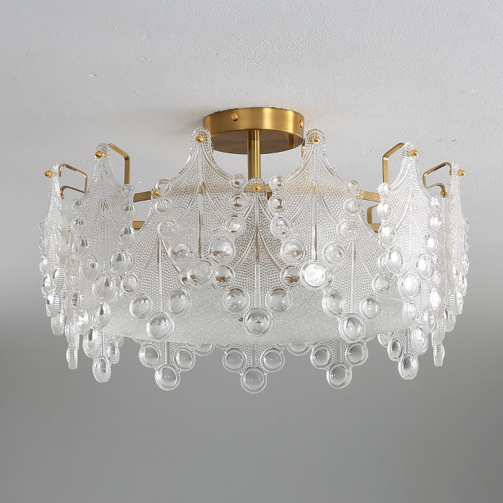 Aura Chandelier Vintage Retro Glass Bedroom Living Room