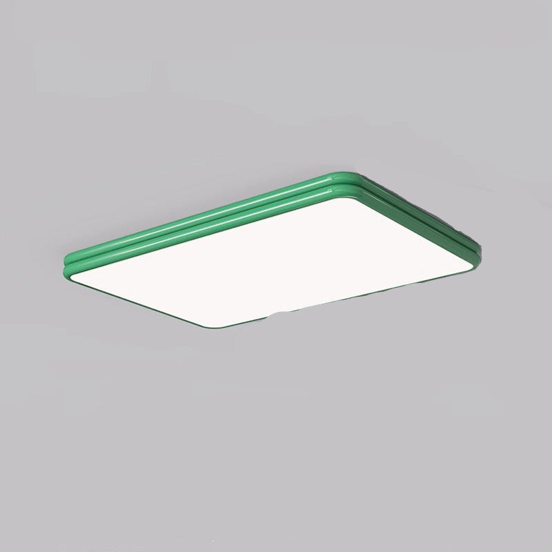 Soleil Flush Mount Ceiling Light Retro LED Indoor Metal Acrylic Living Room