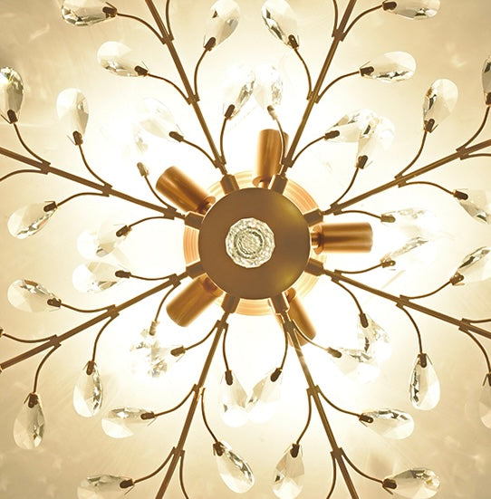 Aura Chandelier Vintage Elegant Crystal Bedroom Living Room