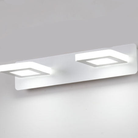 Elys Wall Lamp Modern 2 Shape Round Square Acrylic Bathroom