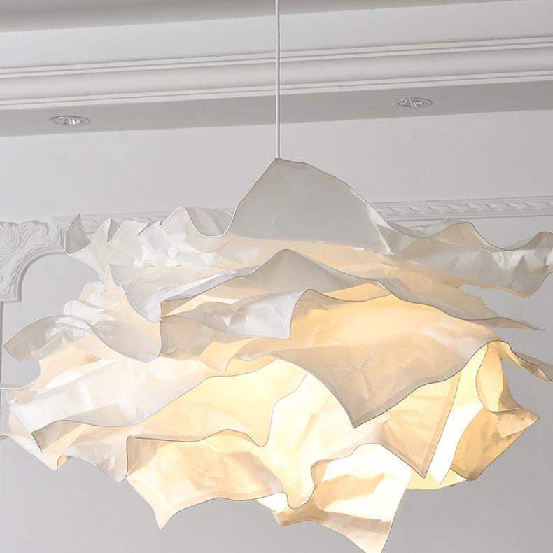 Yono Ceiling Light Flower Modern Design Cotton Metal Study