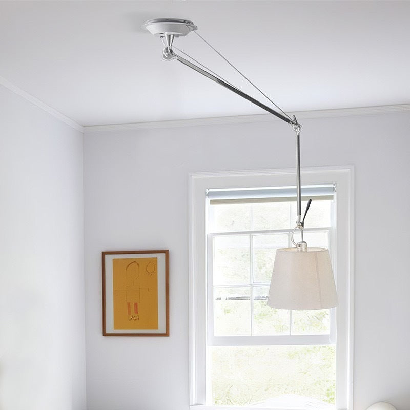 Elys Ceiling Light Rocking Arm Retro Mechanical Metal Bedroom Study