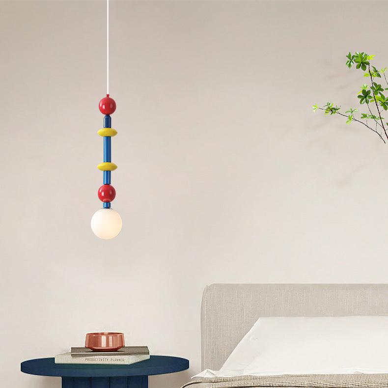 Yono Pendant Light Simple Cream Memphis Vintage Metal Bedroom
