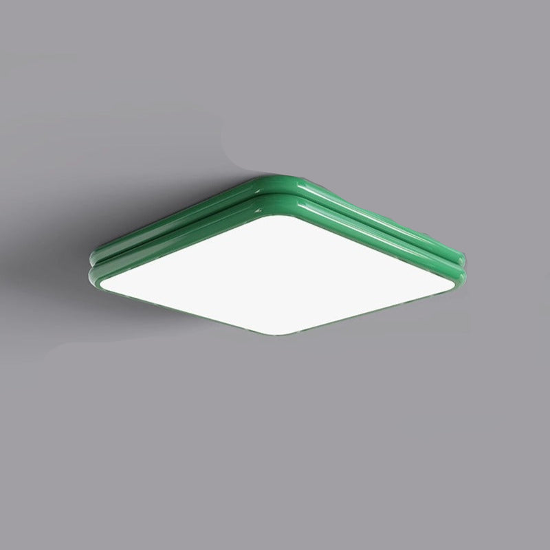 Soleil Flush Mount Ceiling Light Retro LED Indoor Metal Acrylic Living Room