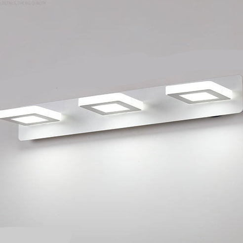 Elys Wall Lamp Modern 2 Shape Round Square Acrylic Bathroom