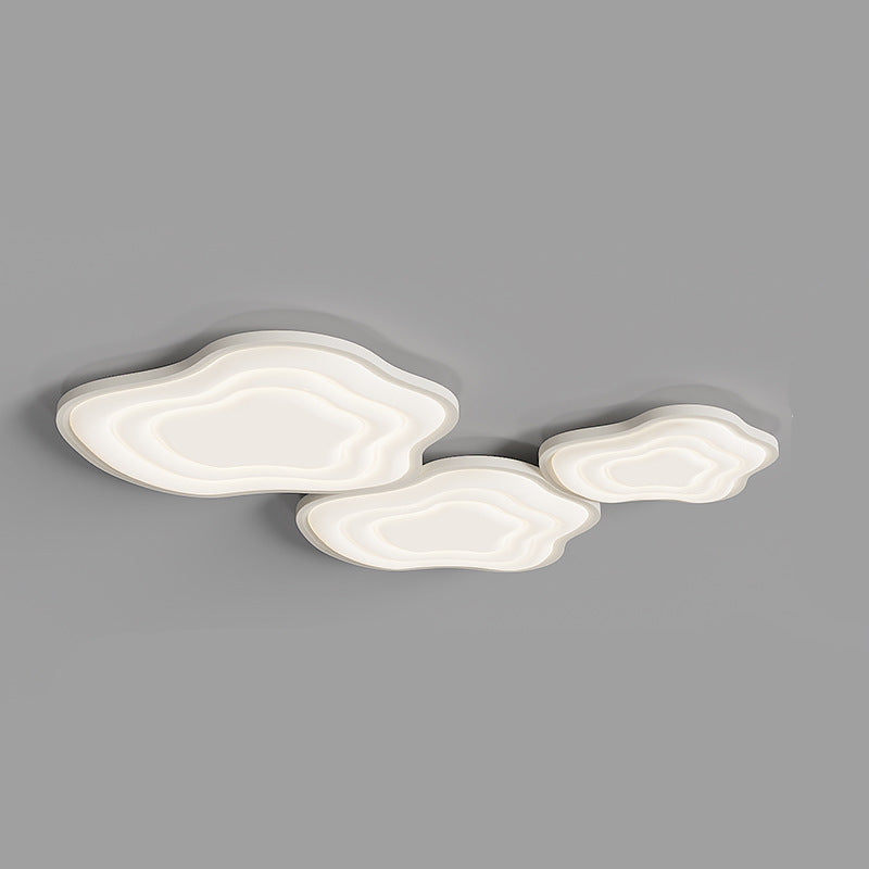 Soleil Flush Mount Ceiling Light Modern Cloud Indoor Acrylic Living Room