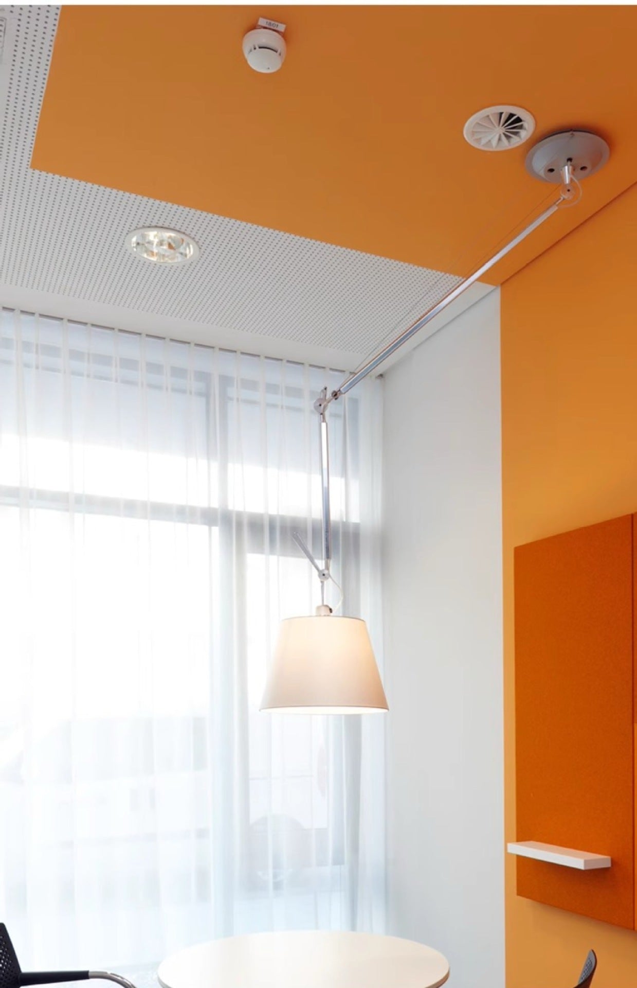 Elys Ceiling Light Rocking Arm Retro Mechanical Metal Bedroom Study