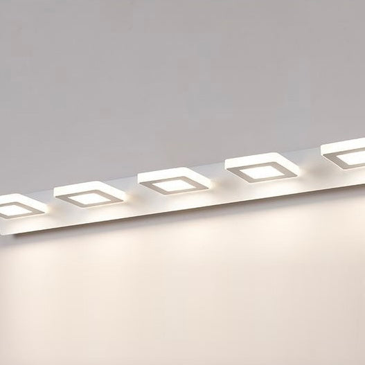 Elys Wall Lamp Modern 2 Shape Round Square Acrylic Bathroom