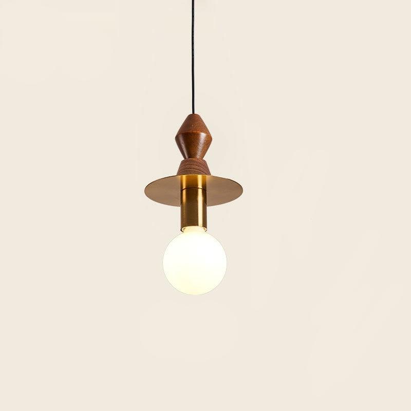 Yono Pendant Light Memphis Modern Geometric Wood Kid's Room