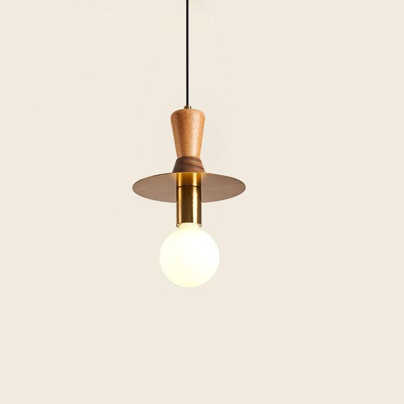 Yono Pendant Light Memphis Modern Geometric Wood Kid's Room