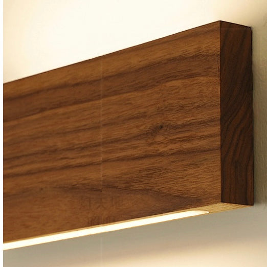 Mode Wall Lamp Simple Vintage Walnut Wood Living Room Bedroom