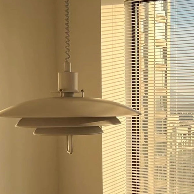 Zephyra Pendant Light Modern Lifting Telescopic Adjustment Metal Living Room