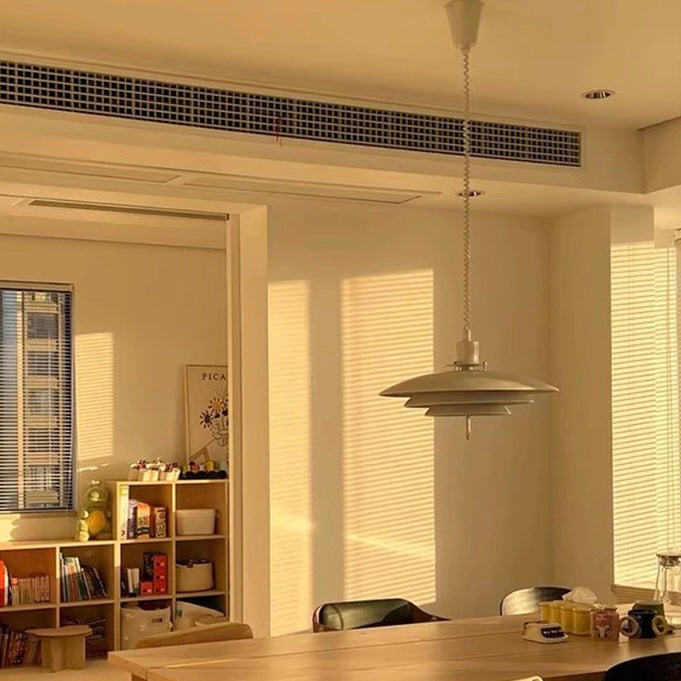 Zephyra Pendant Light Modern Lifting Telescopic Adjustment Metal Living Room