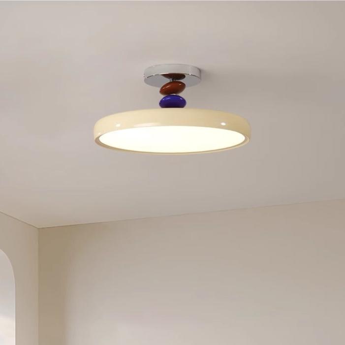 Yono Pendant Light Retro Cream Bauhaus Modern Metal Bedroom
