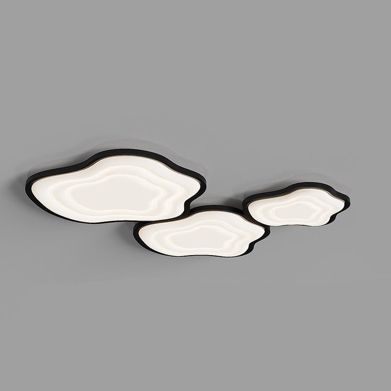 Soleil Flush Mount Ceiling Light Modern Cloud Indoor Acrylic Living Room