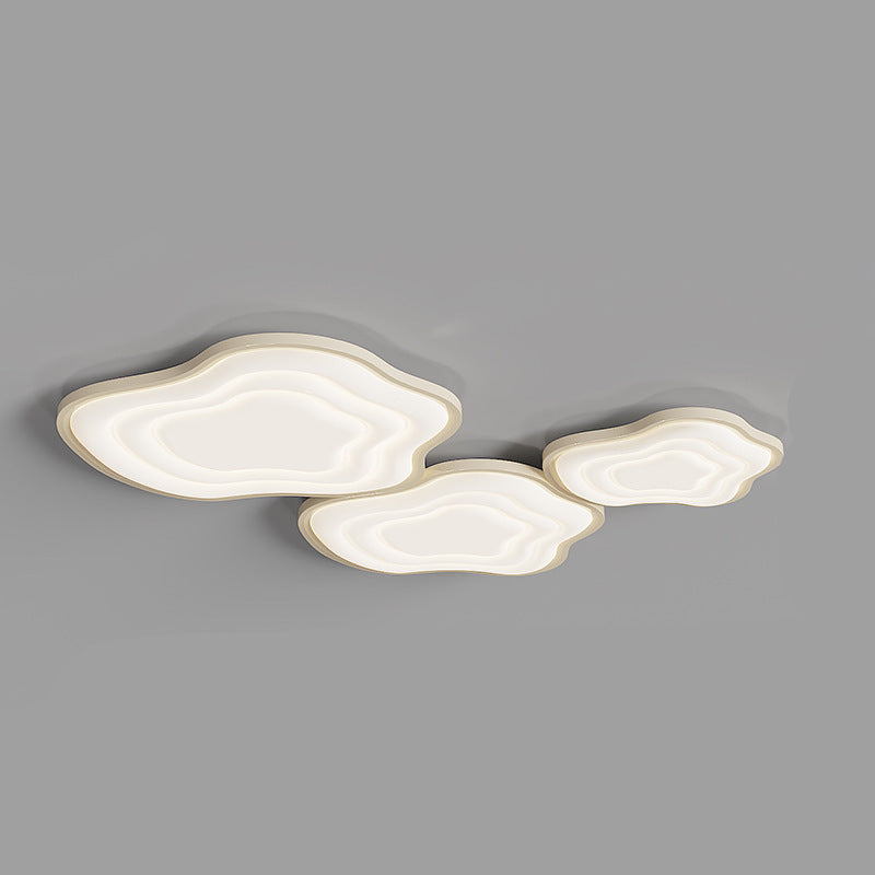 Soleil Flush Mount Ceiling Light Modern Cloud Indoor Acrylic Living Room