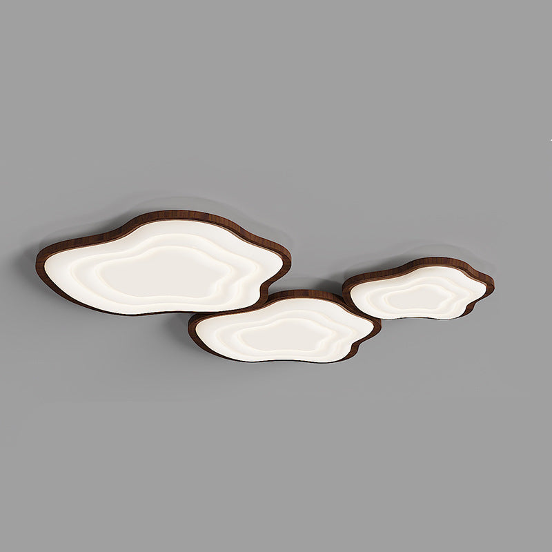 Soleil Flush Mount Ceiling Light Modern Cloud Indoor Acrylic Living Room