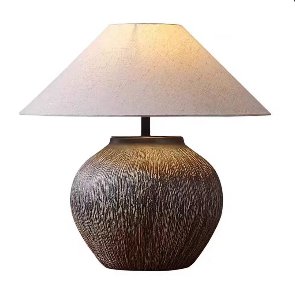 Zephyra Table Lamp Vintage Wabi-Sabi Indoor Ceramic Bedroom