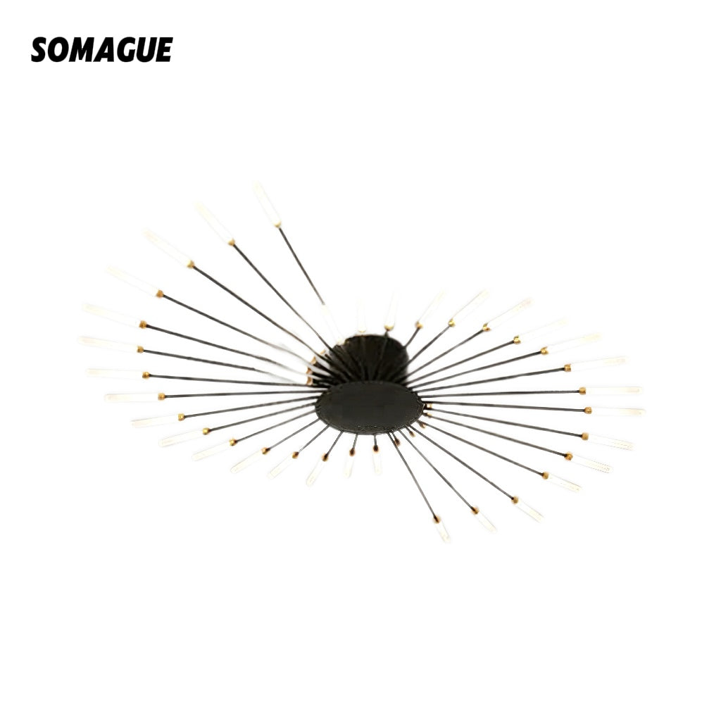 Aura Ceiling Light Recessed LED Fireworks Metal Living Room