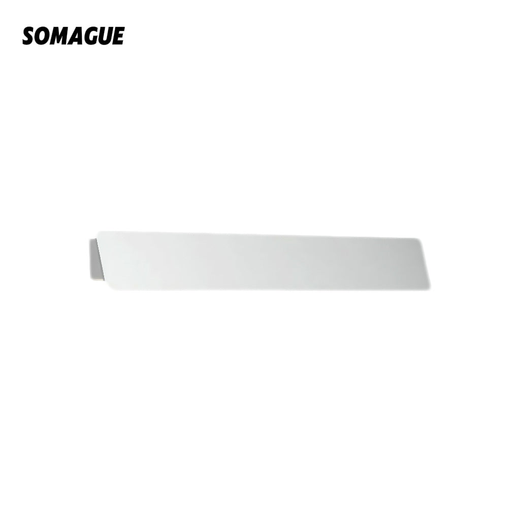 Edge Wall Lamp Outdoor Metal Linear Industrial Black White Garden