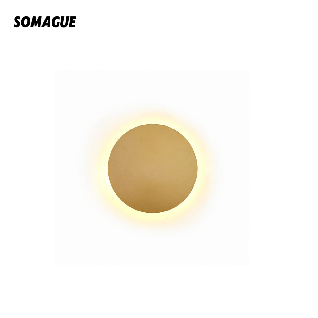 Elys Wall Lamp Modern Round Modern Metal Bedside Table Lamp Living Room