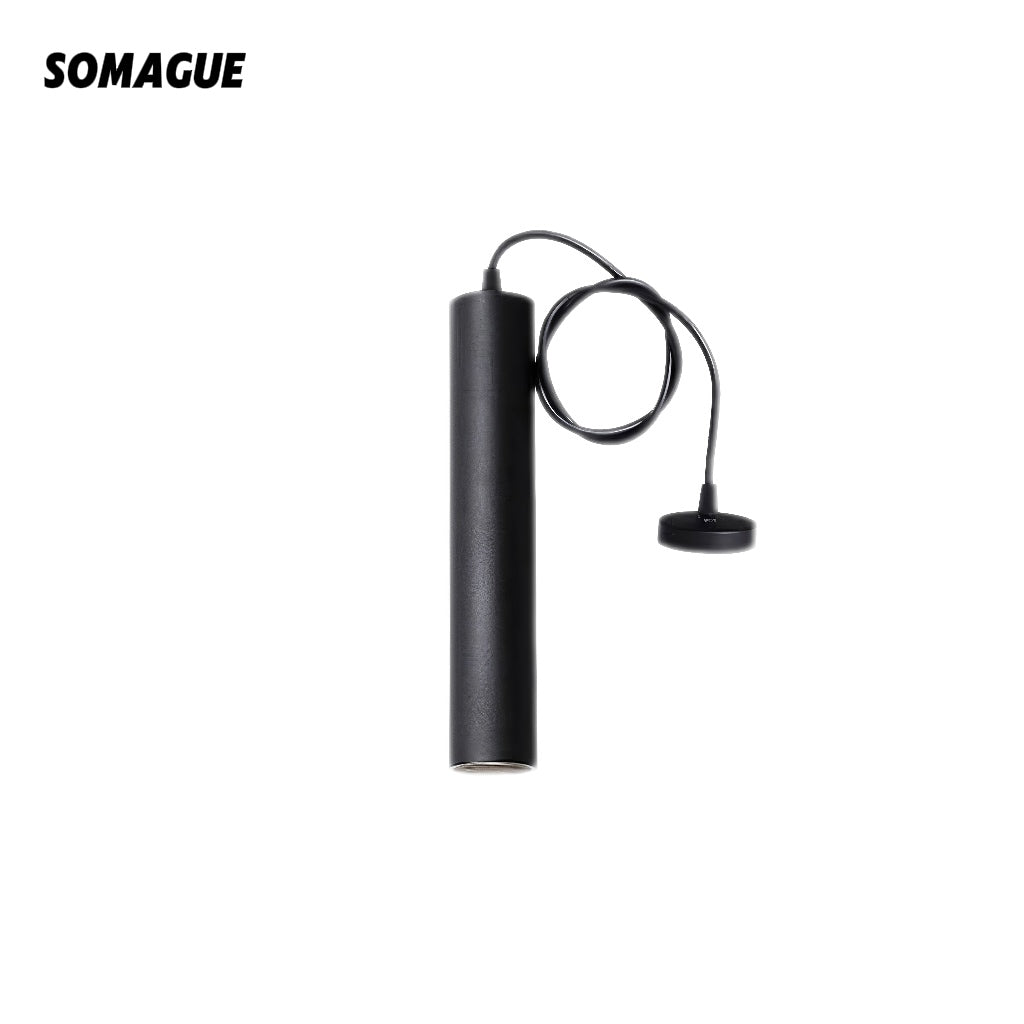Elys Pendant Light Modern Cylinder Shape Metal Living Room