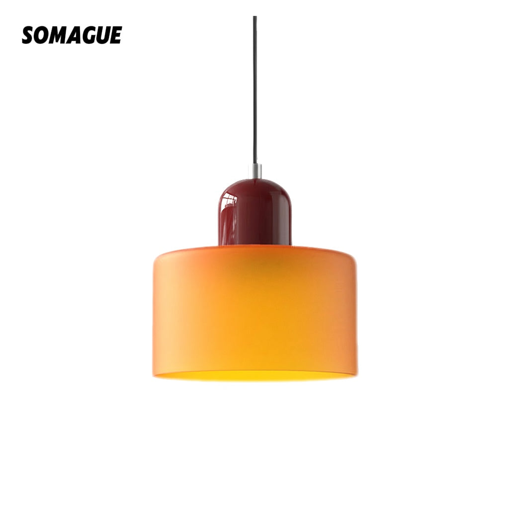 Halo Pendant Light Modern Glass For Kitchen Island Living Room